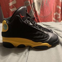 Black & Yellow Melo Class Of 2002 Jordan 13’s