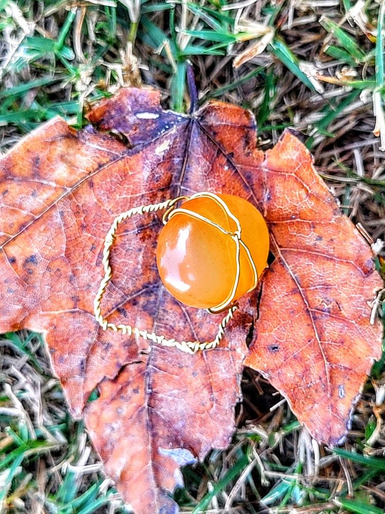 Artistic Adjustable Wired Oval Ring Tiger Eye Stone