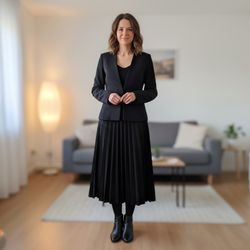 Selling a stylish Free People coat in a vibrant blue color! It's made from a cozy wool blend material and features a classic design with button detail