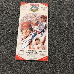 Pete Rose Autograph 