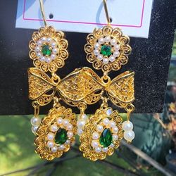 Aretes de Oro Lamido Hermosos A Buen Precio  