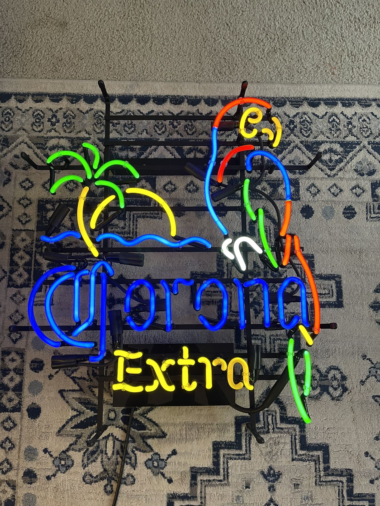 Corona Parrot Neon Sign