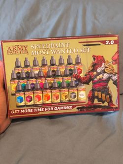 The Army Painter Speedpaint 2.0 Most Wanted Paint Set, 24 x 18 mL Acrylic Contrast Paints