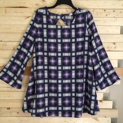 Wallflower Bell Sleeves Tunic Dress Top