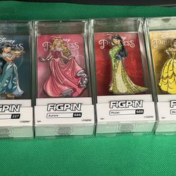 FigPin Disney Princess x Villains set of 8
