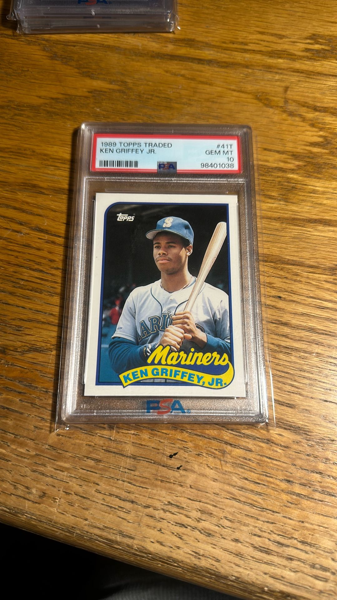 1989 Topps Traded Ken Griffey Jr RC PSA 10