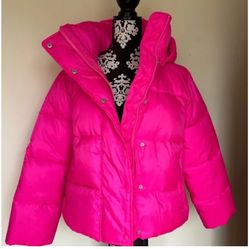 NWT GAP hot Pink Puffer