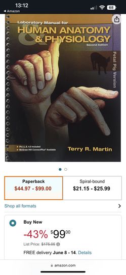 Human anatomy & Physiology Lab Book