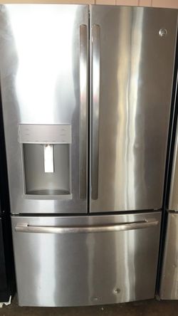 GE 3-Door Stainless Steel Fridge