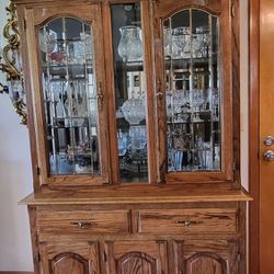 ANTIQUE CHINA CABINET 