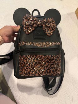 Disney Parks Loungefly Minnie Mouse Mini Backpack