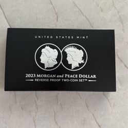 2023-S Morgan And Peace Silver Dollar Reverse Proof Coin Set