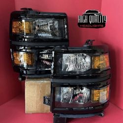 Chevy Silverado 2014. 2015 Headlights.