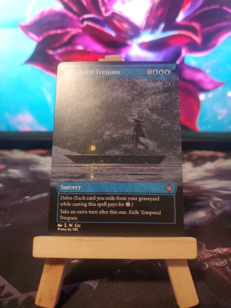 Magic the Gathering Custom Proxy Temporal Trespass