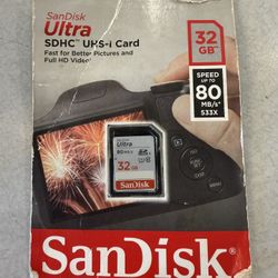 SanDisk Ultra 32GB SDHC UHS-I Memory Card CAMERA MEMORY CARD