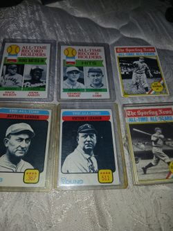 Vintage baseball cards