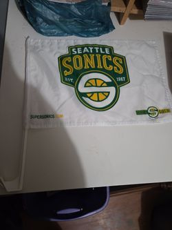 Seattle SuperSonics Car Flag