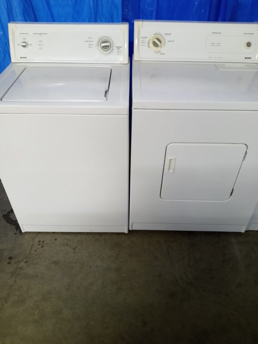 Kenmore Washer Dryer Set With Warranty
