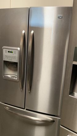Maytag 3-Door Stainless Steel Refrigerator Fridge
