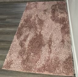 Pink Plush Rug