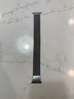 Genuine Apple Milanese Loop 44mm Silver Watch Band – OEM Apple – $35