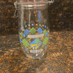 Glass Clamp Lid Storage Jar