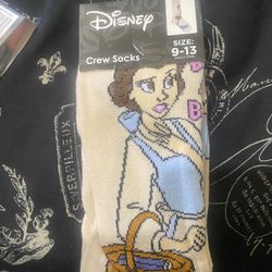 Bella Beauty And The Beast Socks New 