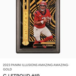 CJ Stroud Illusions Amazing Gold 09/25