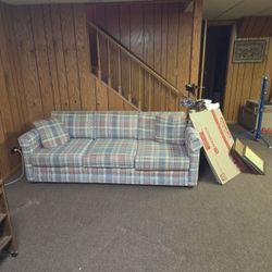 Plaid Couch 