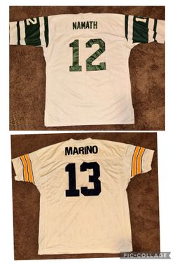 Vintage throwback football jerseys- read description, $65/each