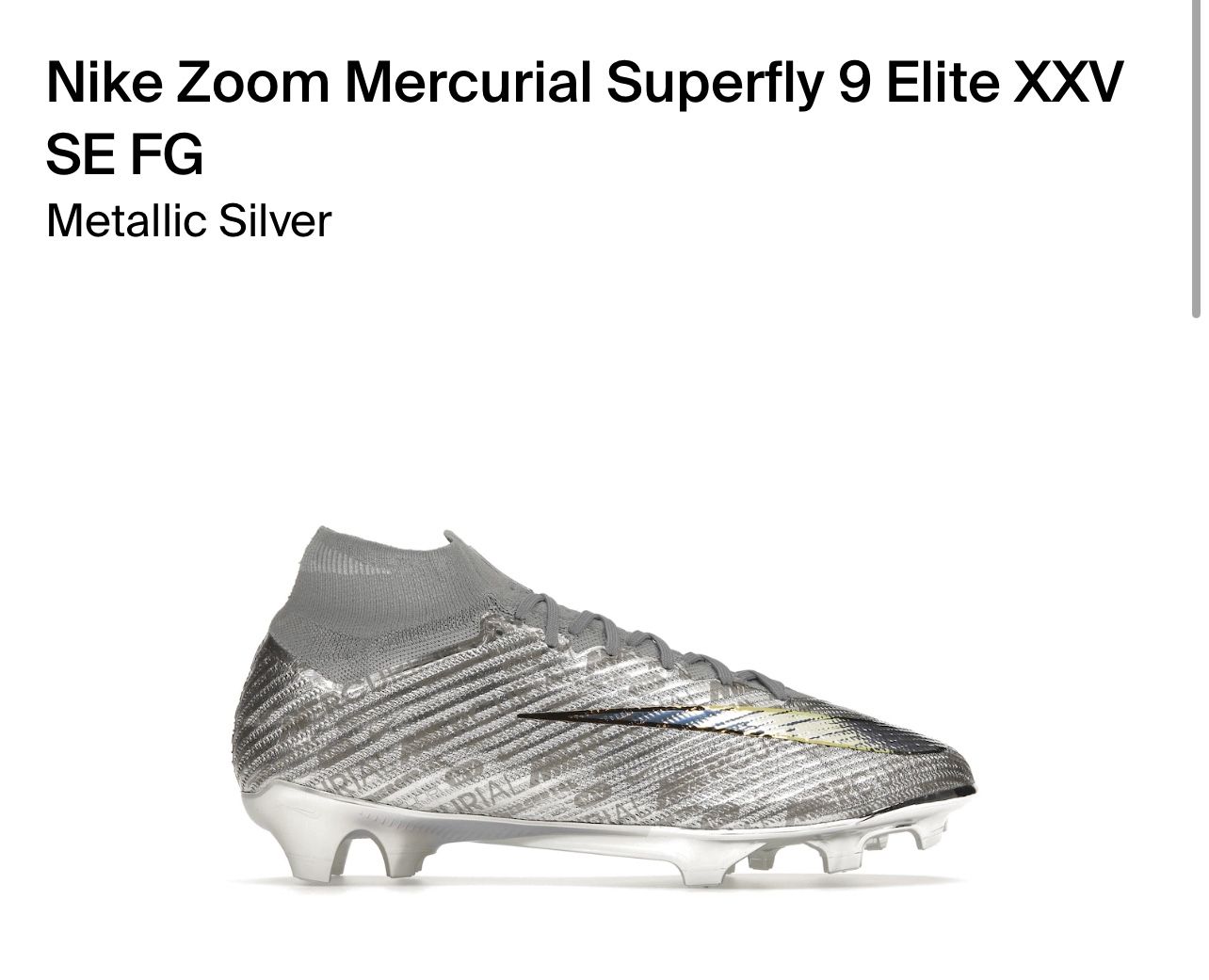 Nike Mercurial Superfly 25th Anniversary