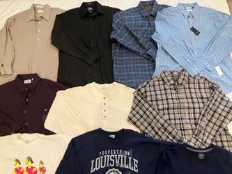 New & used 17 men’s long sleeve shirts size X-Large