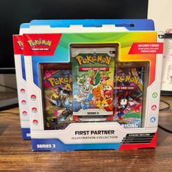 First Partner Series 3 Illustration Collection Box Pokemon