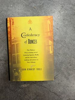 A Confederacy of Dunces Pulitzer Winner by John Kennedy Toole Hardcover Wings Books Dust Jacket