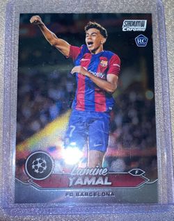 Lamine Yamal Stadium Club Chrome RC Card