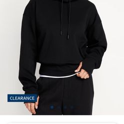 Fleece Black hoodie 