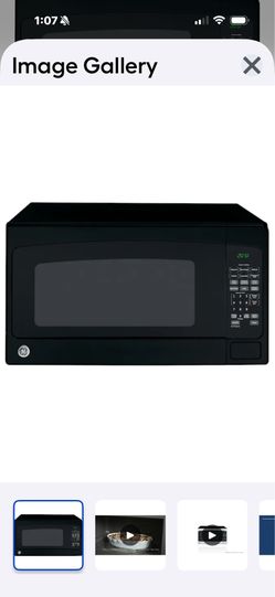 GE 2-cu ft 1200-watt Countertop Microwave (Black)