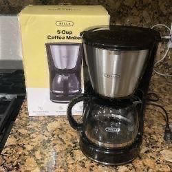 5cup Coffee Maker,$15