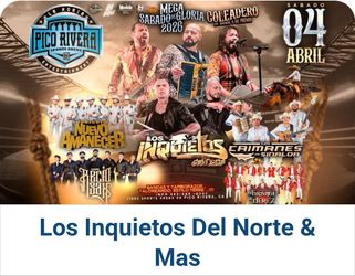 INQUIETOS DEL NORTE TICKETS
