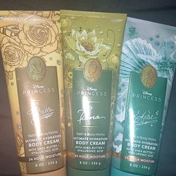BATH & BODY WORKS DISNEY PRINCESS BODY LOTION SET