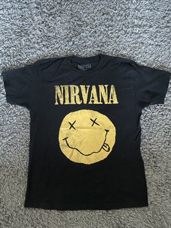 Nirvana Kurt Cobain Logo t-shirt Size large