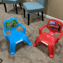 Kids Chairs ( paw patrol & cars themed ) 
