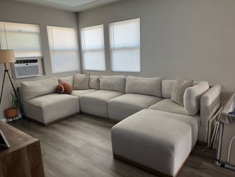 Beige Sectional Couch