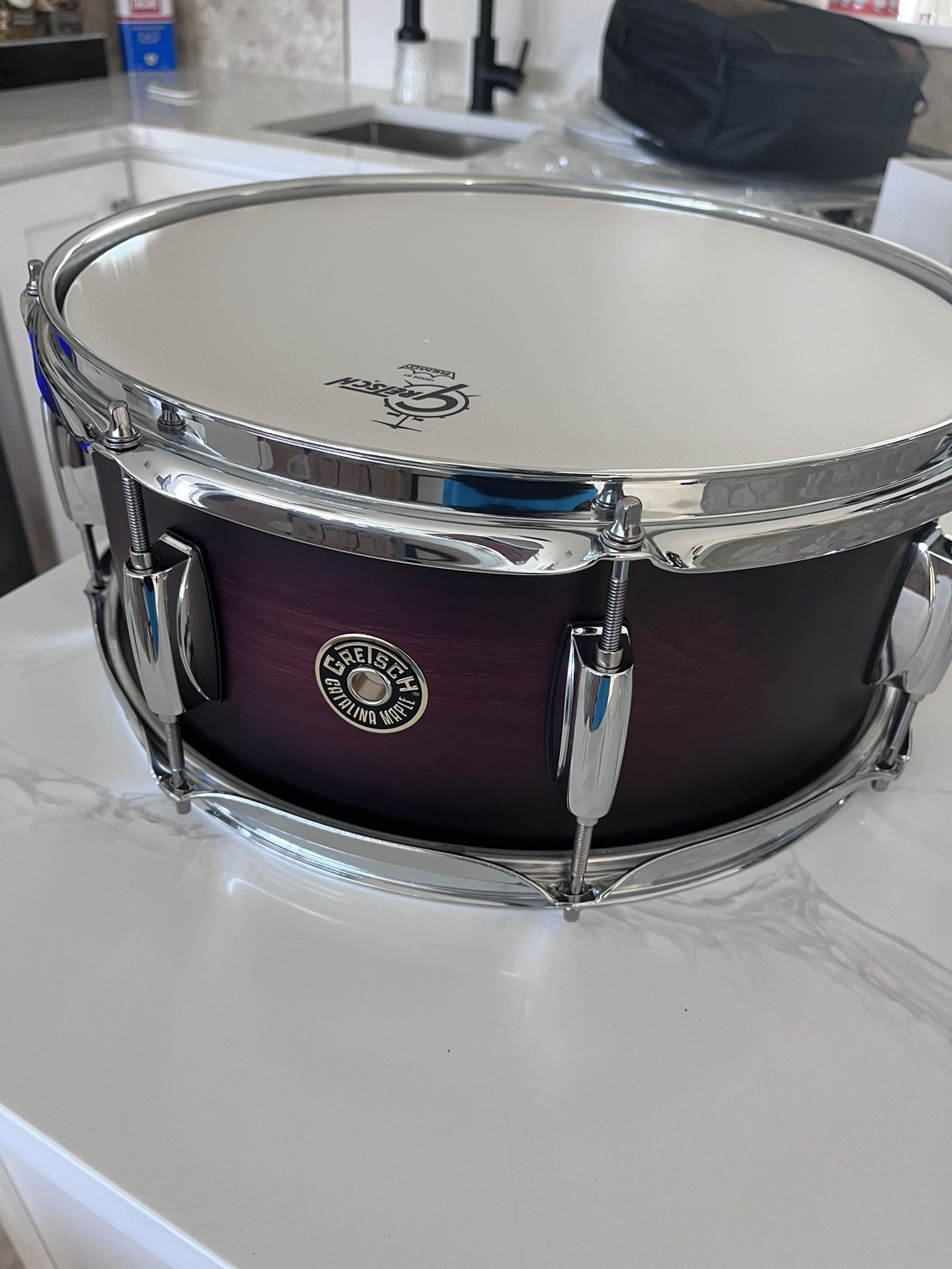 14x6“ Catalina Maple Snare Drum - Satin deep Cherry Burst
