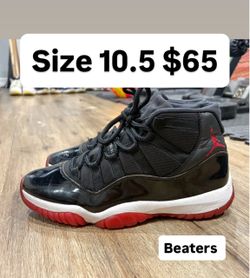 Jordan 11s bred size 10.5 beaters
