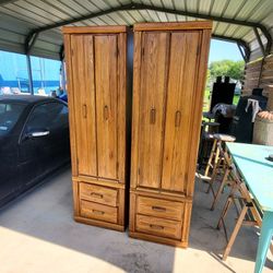 Queen Size Head Board N Cabinets