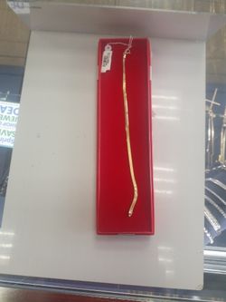 Design Herring Bracelet 10K 1.4G