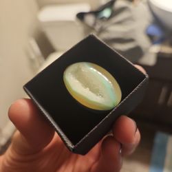 Teal Agate Ring