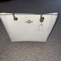 Bolsa Coach Color Blanco