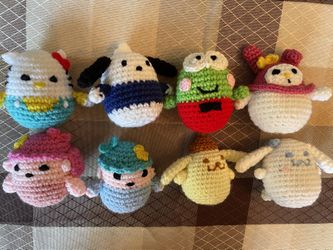 Hello Kitty Characters Wobble Key Chains